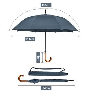 Design Wholesale Automatic Promotion Extra Large Factory Large Straight Umbrella Straight Umbrella With Your Logo - Product Image 5