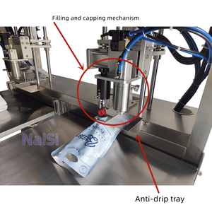 Máquina Semiautomática de Llenado y Tapado de Bolsas en Caja para Leche, Vino, Zumo de Frutas, <span class=keywords><strong>Agua</strong></span> y Líquidos - Product Image 3