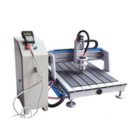 Kleine Desktop Mini Cnc Router Machine Prijs Hobby Cnc Freesmachine. Diy Reclame Cnc Router 6090 Met Roterende