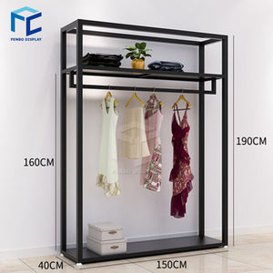 Exhibidores <span class=keywords><strong>de</strong></span> <span class=keywords><strong>Ropa</strong></span> Metálicos Económicos para <span class=keywords><strong>Tiendas</strong></span> <span class=keywords><strong>de</strong></span> <span class=keywords><strong>Ropa</strong></span> Femenina, Decoración <span class=keywords><strong>de</strong></span> Boutique - Product Image 4
