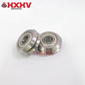HXHV RM2 RM2ZZ RM2-2RS W2 W2ZZ W2-2RS 3/8" <strong>V</strong>-<strong>Groove</strong> <strong>Guide</strong> <strong>Bearing</strong> Sealed <strong>V</strong>-grooved Ball <strong>Bearing</strong> - Product Image 3