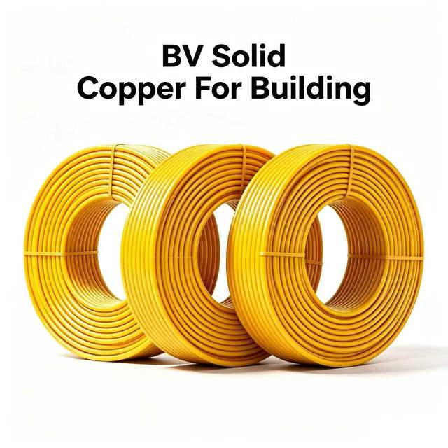 Factory Direct Sale BV Cable 2.5mm² Single Core Solid Copper PVC Insulated 60227 IEC 01 Building Power Electrical Wire