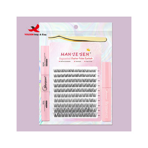 Kit de Extensión de Pestañas DIY, Pestañas en Racimo, Pestañas Individuales Naturales, Duraderas, Modernas, a Bajo Precio, Compra Mixta - Product Image 5