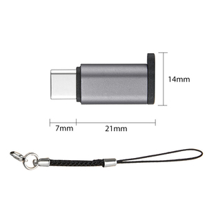 Adaptador de 2,0 Uto a Type-C adecuado para iphnoe, <span class=keywords><strong>cable</strong></span> de datos de carga rápida, adaptador de cargador <span class=keywords><strong>iPhone</strong></span> - Product Image 4