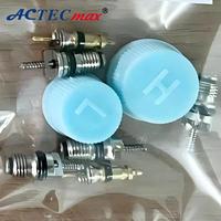 ACTECmax Blue Cap Pièces de climatisation automobile Nouveau siège de valve AC.113.177 pour KIA pour HYUNDAI Climatiseur de voiture R12 R134A KIT CAP&VALVE
