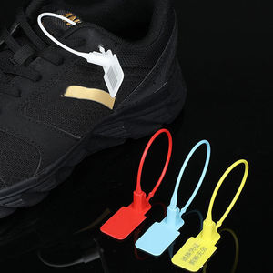 Custom Disposable Eco-Friendly Thickening Plastic <strong>Seal</strong> Lock <strong>Tag</strong> Label for Clothing Shoes Bags-Anti-Theft <strong>Tag</strong> for Garments