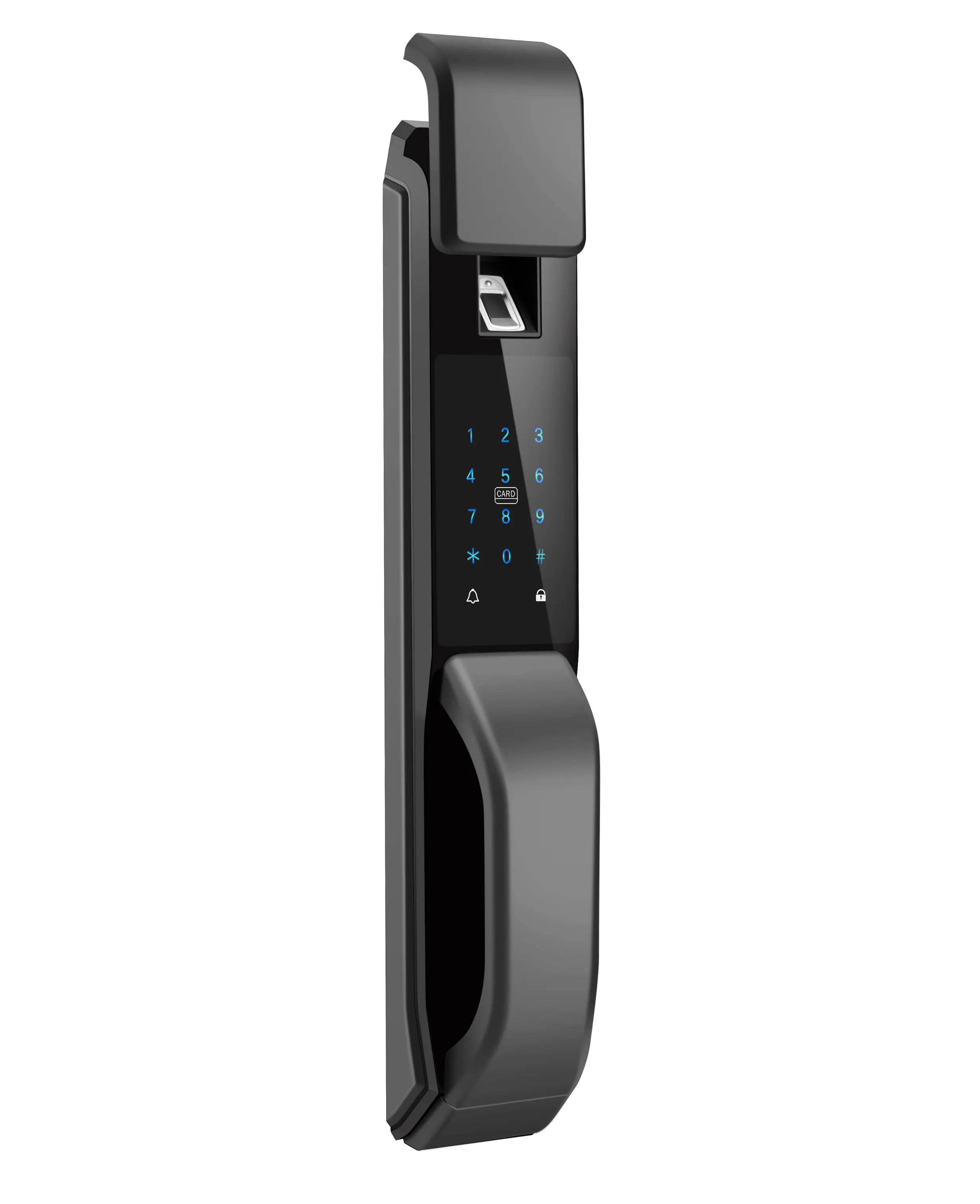 אבטחת Keyless אלקטרוני דלת ידית מנעול חכם אוטומטי ביומטרי דיגיטלי דלת מנעול טביעת אצבע