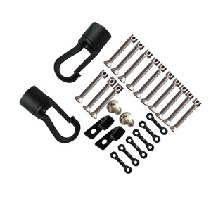 Kit d'ancrage et d'amarrage pour bateaux avec poulie de pont en nylon, crochet en POM et composants de quincaillerie - Product Image 5