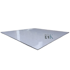 Plateforme carrée de 4 pieds x 4 pieds avec bords en aluminium, nouvelle arrivée, plancher de danse blanc - Product Image 1