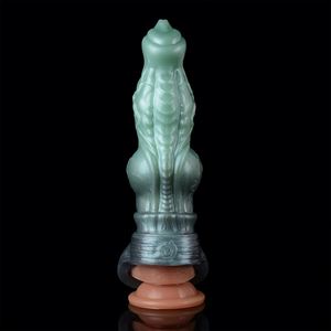 Funda para Pene YC-2502 Monster, Funda para Pene con Anillo, Extensor de Pene de Silicona Elástica Reutilizable, Mejora Masculina - Product Image 6
