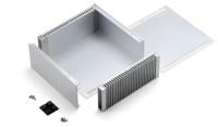 Boîtier en aluminium pour instruments d'extérieur, étanche, anodisé par extrusion, fraisage CNC, divers styles, boîtier métallique pour récepteur RF