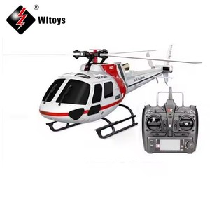 Mini simulateur RC électrique en plastique <span class=keywords><strong>AS350</strong></span> Hélicoptère RTF 2.4G 6CH 3D 6G Modes Moteur sans balais Quadricoptère Drone Convivial pour les débutants - Product Image 5