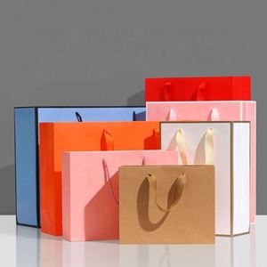 High Quality Personalized Gift Bags Paper with Custom Your Own Logo Design for Fashion Accessories Packaging - Product Image 1