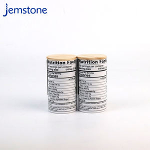 Emballage en tube de papier écologique personnalisé pour mélange de thé, avec couvercle en bois et sel marin de qualité alimentaire - Product Image 3