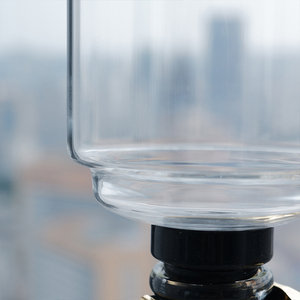 Cafetière à Siphon en verre doré, cafetière à Siphon de table avec poignée en Silicone et brûleur d'alcool, pour la maison et le bureau, <span class=keywords><strong>5</strong></span> tasses - Product Image 3