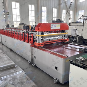 เครื่องขึ้นรูปลอนหลังคาเหล็กแบบม้วน พร้อมระบบควบคุม PLC แบบซ้อนกัน ใช้งานง่าย - Product Image 3