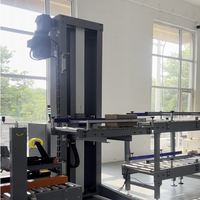Système robotisé de conditionnement et de levage entièrement automatique à grande vitesse pour bouteilles d'alcool, whisky, vodka