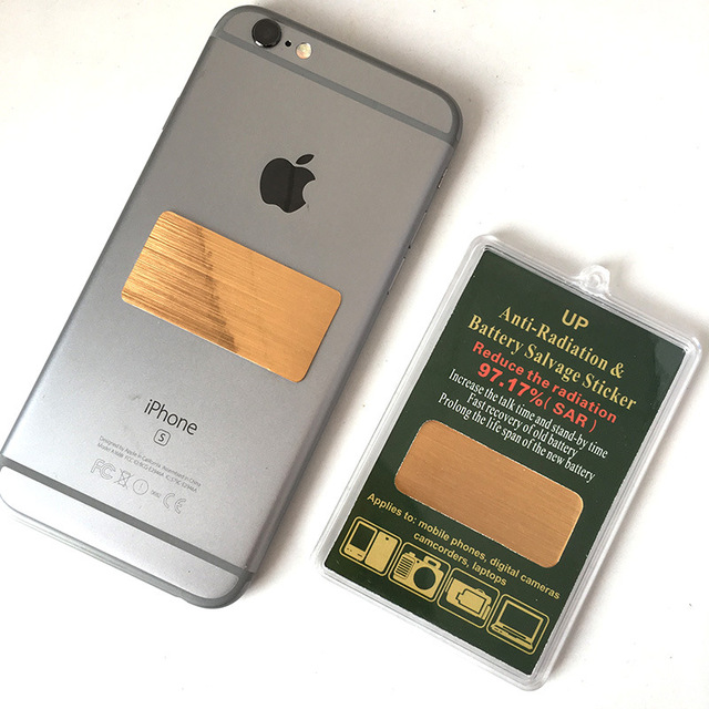 24K Anti-radiation Energy Phone Sticker - Negative Ion Energy Anti-radiation Neutralizing Phone Electromagnetic Wave Sticker