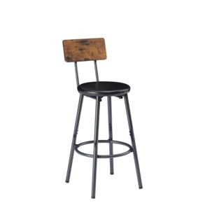 Db <span class=keywords><strong>Pub</strong></span> cao bàn ăn thiết lập 7-Piece phong cách công nghiệp đồ nội thất thanh 6 PU da Bar ghế & nhà bếp ăn sáng bảng cho cuộc sống - Product Image 6