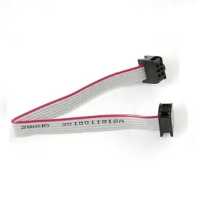 6 Pin IDC 2.54mm Pitch Connector Flat Ribbon Cable