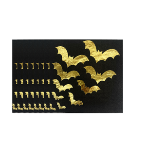 Serviettes d'Halloween personnalisées de haute qualité Grandes serviettes en <span class=keywords><strong>papier</strong></span> gaufré de <span class=keywords><strong>couleur</strong></span> <span class=keywords><strong>or</strong></span> jetables Serviettes imprimées pliantes - Product Image 5