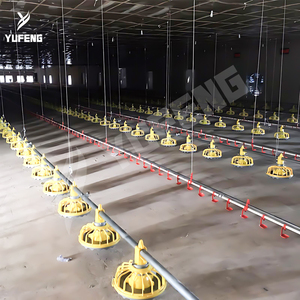 Thép Đúc Sẵn Gà Coop Hot Bán Sàn Hệ Thống Cho Gà Thịt Và Trứng Sản Xuất Trang Trại Sử Dụng Mới - Product Image 3