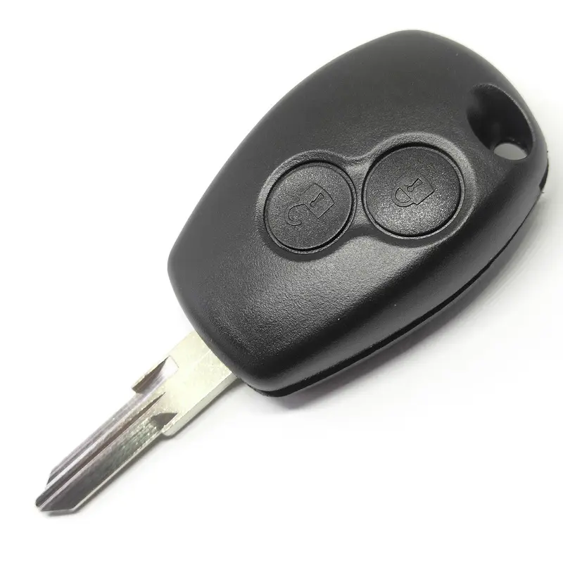 Para R-enault VAC102 Car Key Case shell 2 botão Para Megane Modus Espace Laguna Duster Logan Sandero Fluência Clio Kango