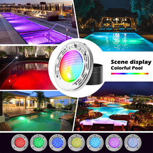 Luz de piscina de nicho húmedo de 10 pulgadas AC DC 12V <span class=keywords><strong>para</strong></span> <span class=keywords><strong>piscinas</strong></span> enterradas Cable de 100 pies 100% impermeable <span class=keywords><strong>para</strong></span> iluminación de <span class=keywords><strong>piscinas</strong></span> - Product Image 2
