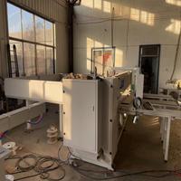 Scie à poutres horizontale automatique QIANGNAI, machine à travailler le bois CNC, moteur 7,5 kW, 380 V, cœur PLC, longueur 1600 mm, utilisée, facile à utiliser, coupe