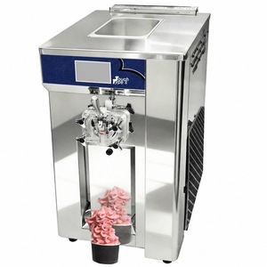 Großhandel Zahnradpumpen-Softeismaschine 30L/H mit Vorkühlung, kommerzielle Eismaschine für eine Geschmacksrichtung, Nachtreinigungsfunktion - Product Image 2