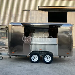 Chariot de restauration mobile rapide de 4 mètres pour burgers, pizzas et frites, avec certification CE - Product Image 4