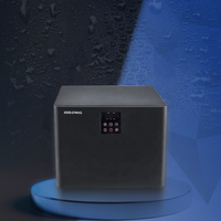 Qilong Best 1/3hp télécommande automatique bain de glace sauna refroidisseur froid plongée remorque baignoire équipement de réfrigération énergie