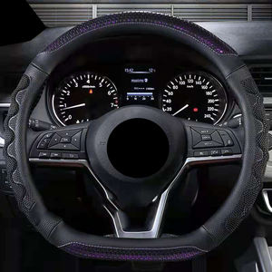   Housse de <span class=keywords><strong>volant</strong></span> de <span class=keywords><strong>voiture</strong></span> en cuir PU sport en forme de O/D pour Nissan Rogue/x-trail/kicks/rogue - Product Image 6