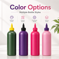 Ensemble de bouteilles souples en plastique personnalisées avec bec verseur pointu et bouchon torsadé pour sauces, huiles et vinaigrettes – Qualité alimentaire – Fournisseur OEM