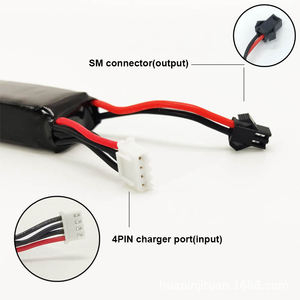 Rechargeable <span class=keywords><strong>Lipo</strong></span> 11.1v 3S <span class=keywords><strong>2000mah</strong></span> 30C Rc Modèle Air Soft Bbs Gun Battery Custom LCO Lithium Polymer Battery PCM Water Gun Toys - Product Image 5