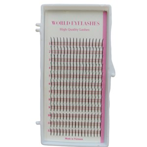 Nouvelle Mode 0.07/0.05mm Cheveux Synthétiques Faits à la Main Extensions de Cils Plats 8-18mm Doux Simple Pointes Naturel Noir Plein Volume - Product Image 1