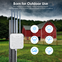 Répéteur de routeur maillé AX3000 Wavlink WN573HX3 WiFi6 3000 Mbps double bande 2,4/5,8 GHz avec antenne omnidirectionnelle extérieure