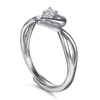 Ensemble de bagues de mariée demi-éternité en argent sterling 925 à large bande de luxe pour la fête de mariage