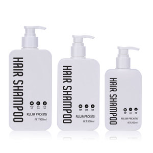Luxury Thick Wall 400ml Packaging Biodegradable PETG Reusable Hair Shampoo Bottle