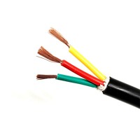 Cable Industrial Premium H05VV-F RVV de 3 Núcleos y 2.5mm, Conductor de Cobre Puro Libre de Oxígeno, Aislamiento de PVC, Revestimiento de PVC, Súper Flexible
