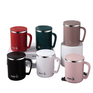 Mug isotherme de bureau en acier inoxydable 304, grande capacité, écologique, avec couvercle, moderne, résistant à l'eau bouillante, idéal pour les cadeaux d'affaires - Product Image 1