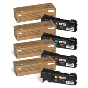 El mejor corredor de imagen de uso de marca superior y cartuchos completos Estado de cartuchos de tóner Phaser 6500 de tóner negro y CMYK - Product Image 3