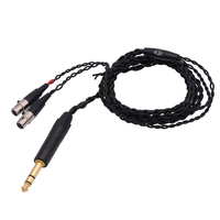 Câble de microphone XLR stéréo 6.35mm vers mini 4 broches fabriqué en usine Excellent blindage combiné de gaine en PVC pour les besoins audio professionnels