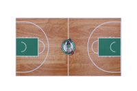 Rouleaux de revêtement de sol en caoutchouc pour salle de gym Panneaux de sol en plastique pour l'extérieur 1.8m * 20m Carreaux de terrain de basket extérieur