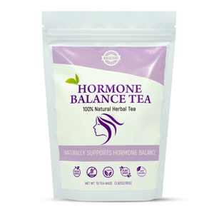 Té para el Equilibrio Hormonal Más Vendido de Chinaherbs, Irregularidades del Ciclo Menstrual, 8g*10, Té de Ginseng Rojo para el Útero - Product Image 2