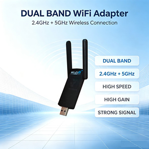 IFA01 BT5.3 อะแดปเตอร์เครือข่ายไร้สาย USB อะแดปเตอร์ WIFI การ์ดเครือข่ายกิกะบิตแบบดูอัลแบนด์ 5.8G - Product Image 4