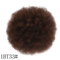 Queue de cheval afro bouclée en fibre haute température, extension volumineuse à cordon, facile à appliquer, en gros, en stock, directement de l'usine