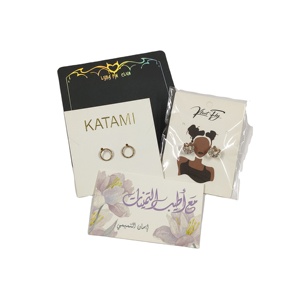Tarjetas de Joyería de Moda con Degradado Personalizado, Modo de Transición de Color Personalizado, Diseño Estético Privado para Joyería de Venta en Línea - Product Image 1