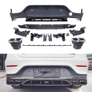 2016-2019y <span class=keywords><strong>GLC</strong></span> X253 actualización a 2020y GLC63 Coupe parachoques trasero del coche divisor difusor puntas de escape para <span class=keywords><strong>Mecedes</strong></span> Benz Clase <span class=keywords><strong>GLC</strong></span> - Product Image 1