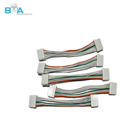 موصل JST صغير 8 سنون بخطوة 1.0 مم، أسلاك مطلية بالقصدير UL1571 28AWG بطول 48 مم و8 أسلاك للوحات الدوائر المطبوعة والإلكترونيات